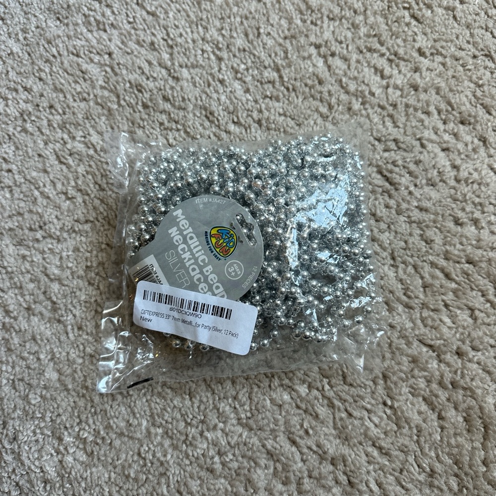 Metallic Bead Necklaces